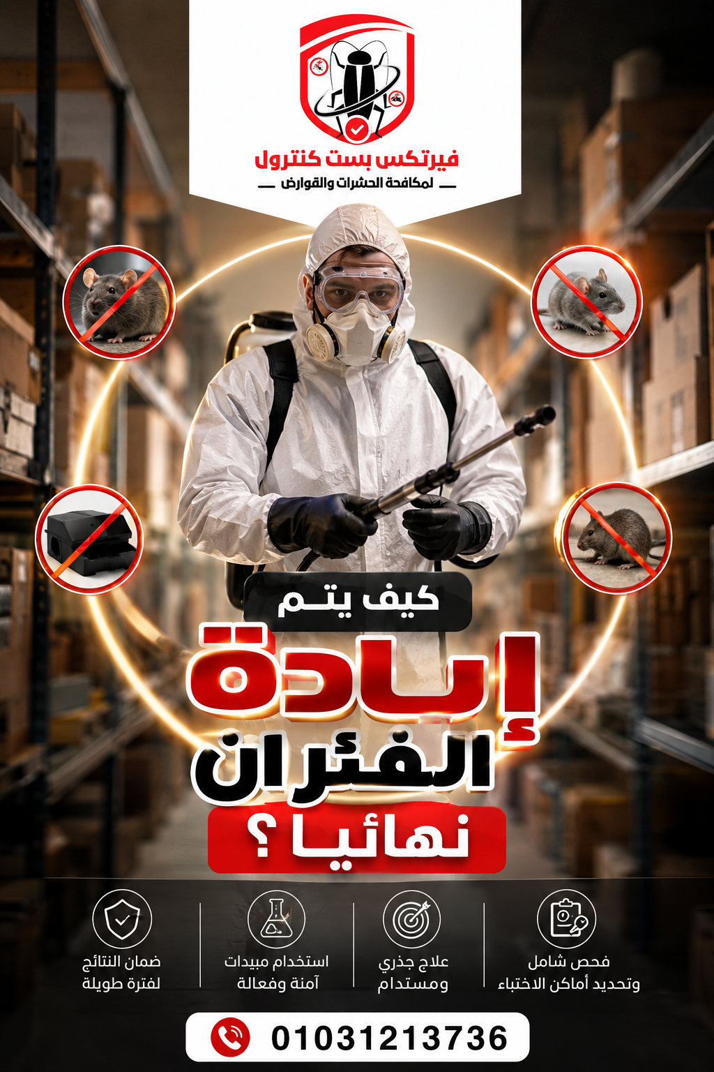 كيف يتم ابادة من الفئران نهائيًا؟